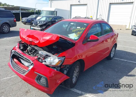 2017 Chevrolet Sonic Lt Auto из США, поврежденный, VIN 1G1JD5SH9H4138495